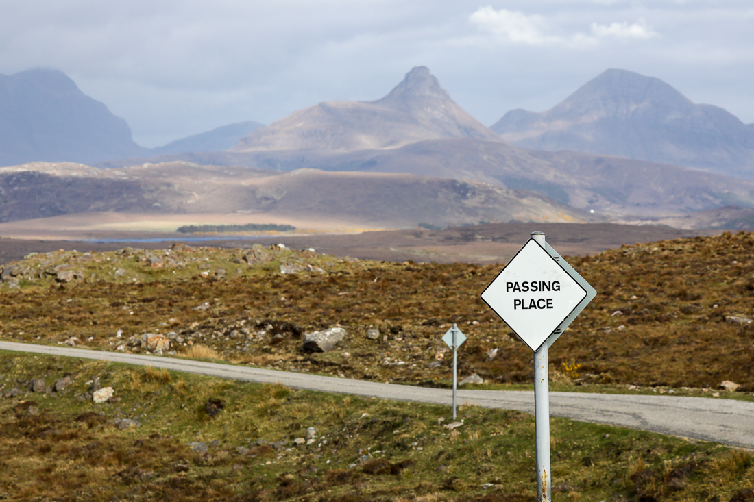 Passing Place Schottland